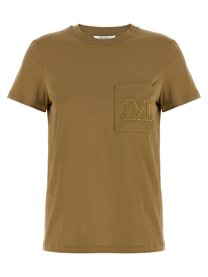 Max Mara Brown Cotton T-Shirt