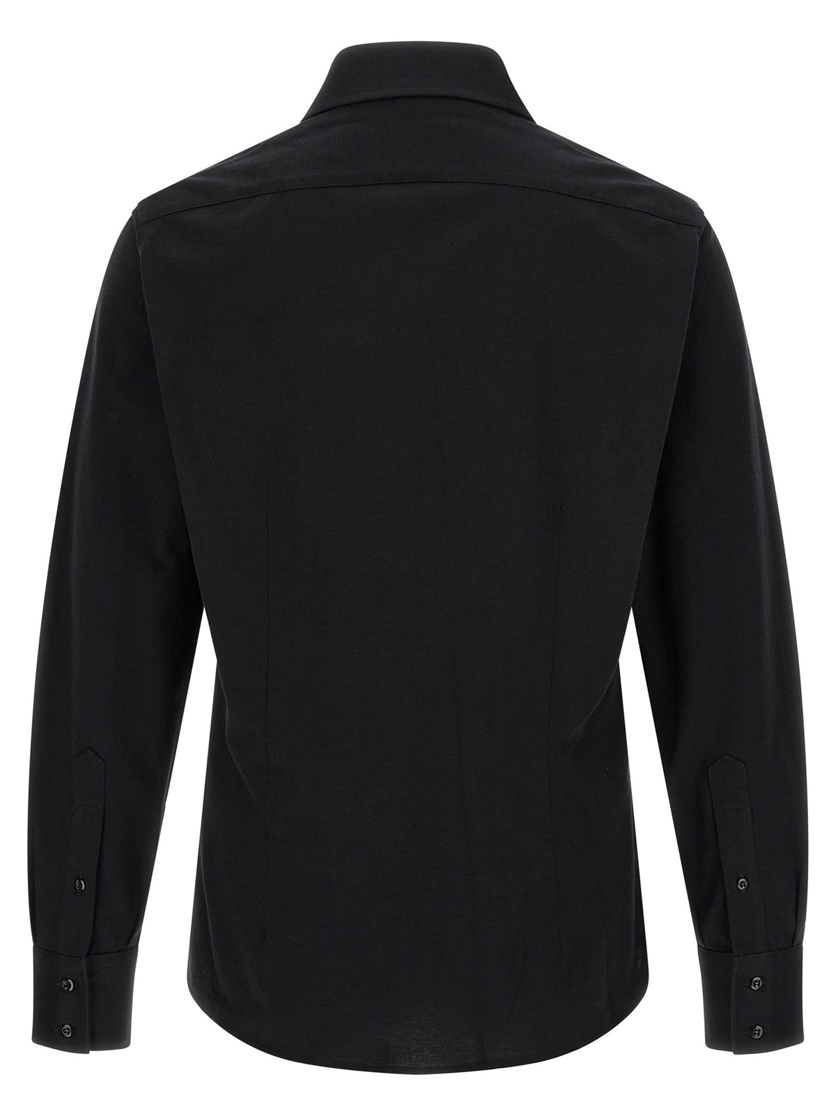 Chemisier en coton noir Brunello Cucinelli