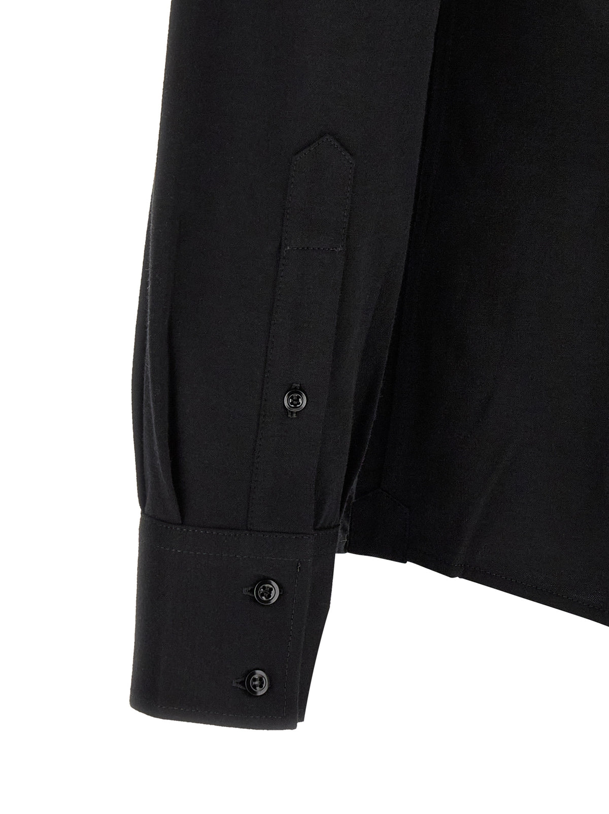 Chemisier en coton noir Brunello Cucinelli