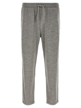Brunello Cucinelli Joggers gris en cachemire (Pantalon de sport)