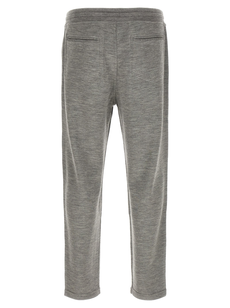 Brunello Cucinelli Gray Cashmere Joggers (Workout Pants)