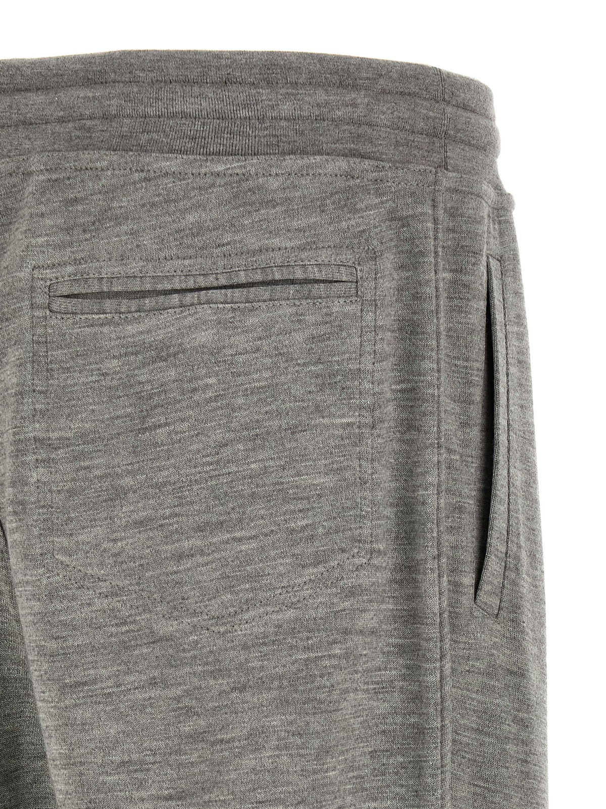Brunello Cucinelli Joggers gris en cachemire (Pantalon de sport)
