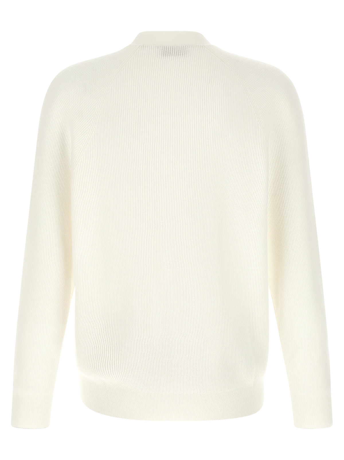 Brunello Cucinelli White Cotton Cardigan