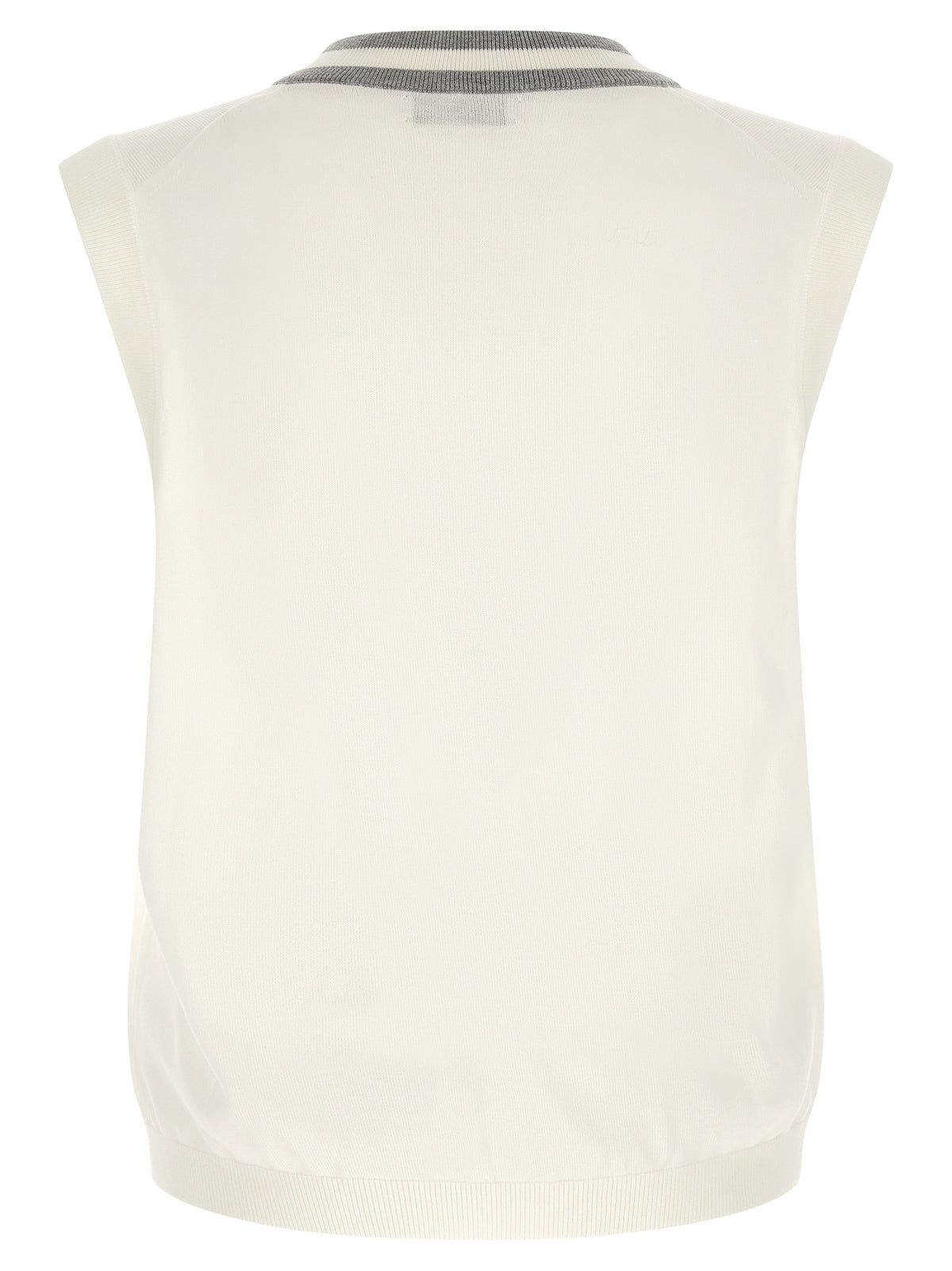 Brunello Cucinelli White Cotton Sweatshirt