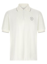 Brunello Cucinelli White Polyamide Polo Shirt