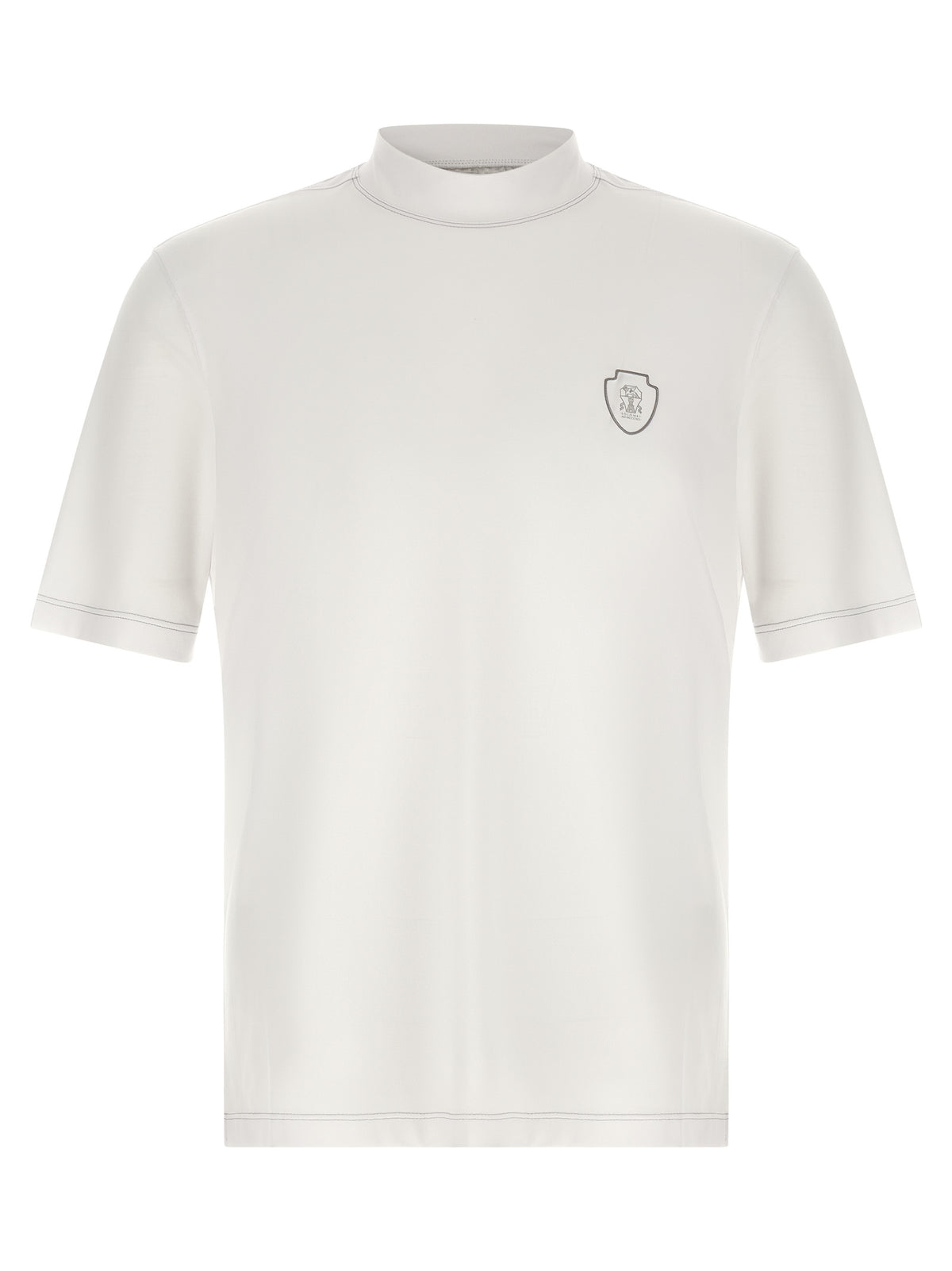 T-shirt Brunello Cucinelli en polyamide blanc