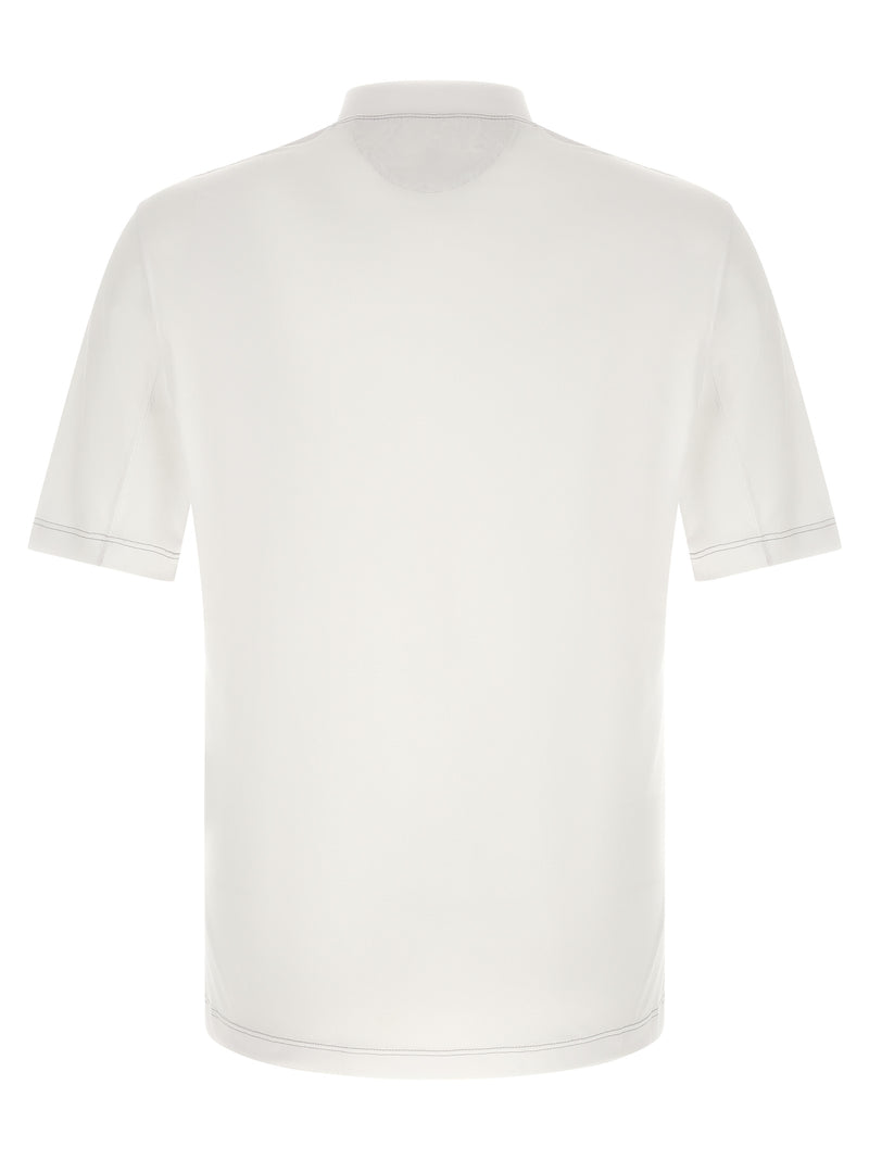 Brunello Cucinelli White Polyamide T-Shirt