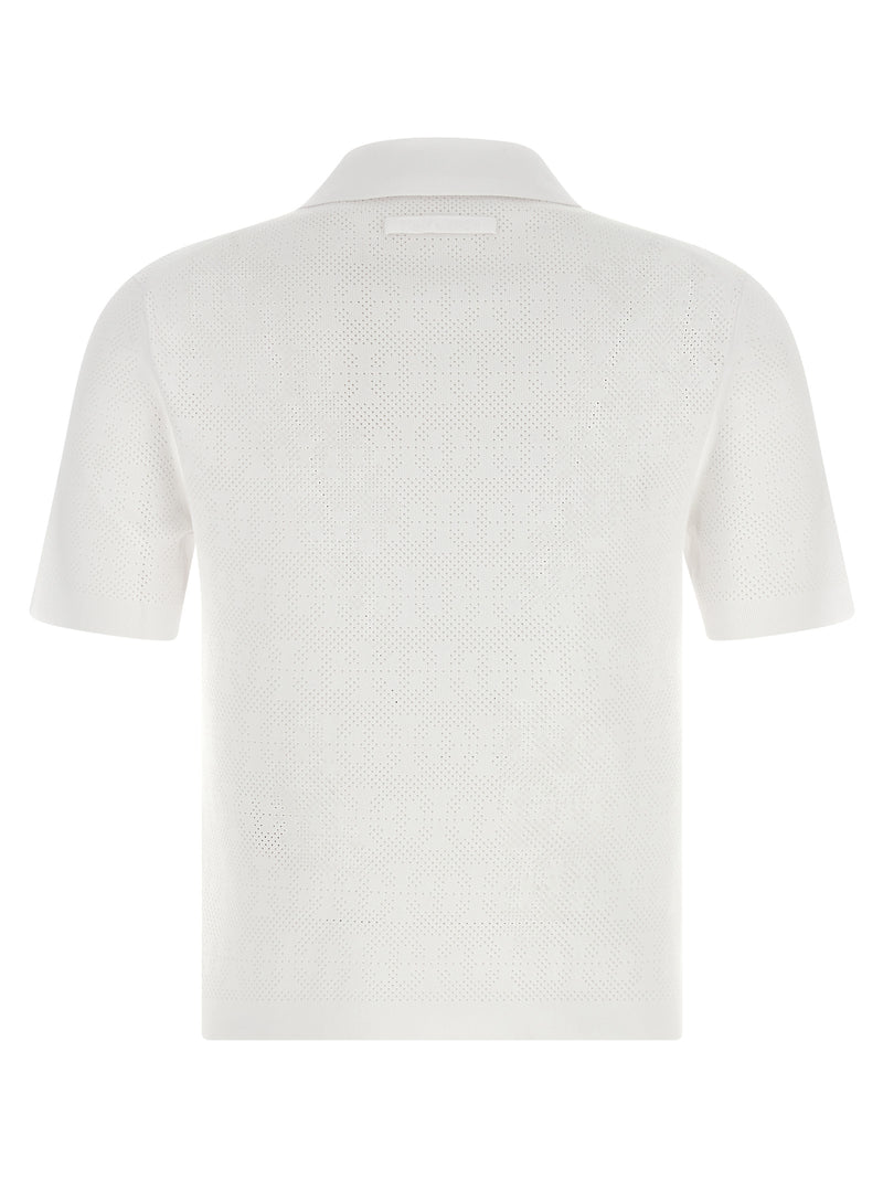 Tory Burch White Viscose Polo Shirt