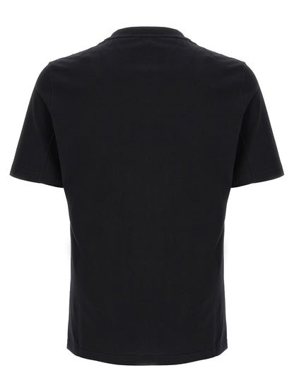 Brunello Cucinelli Black Cotton T-Shirt