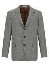 Brunello Cucinelli Gray Virgin Wool Blazer