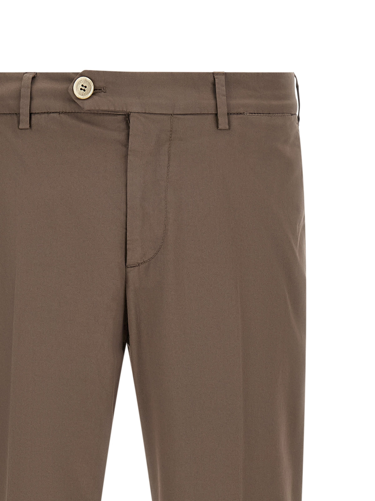 Brunello Cucinelli Pantalon décontracté en coton beige