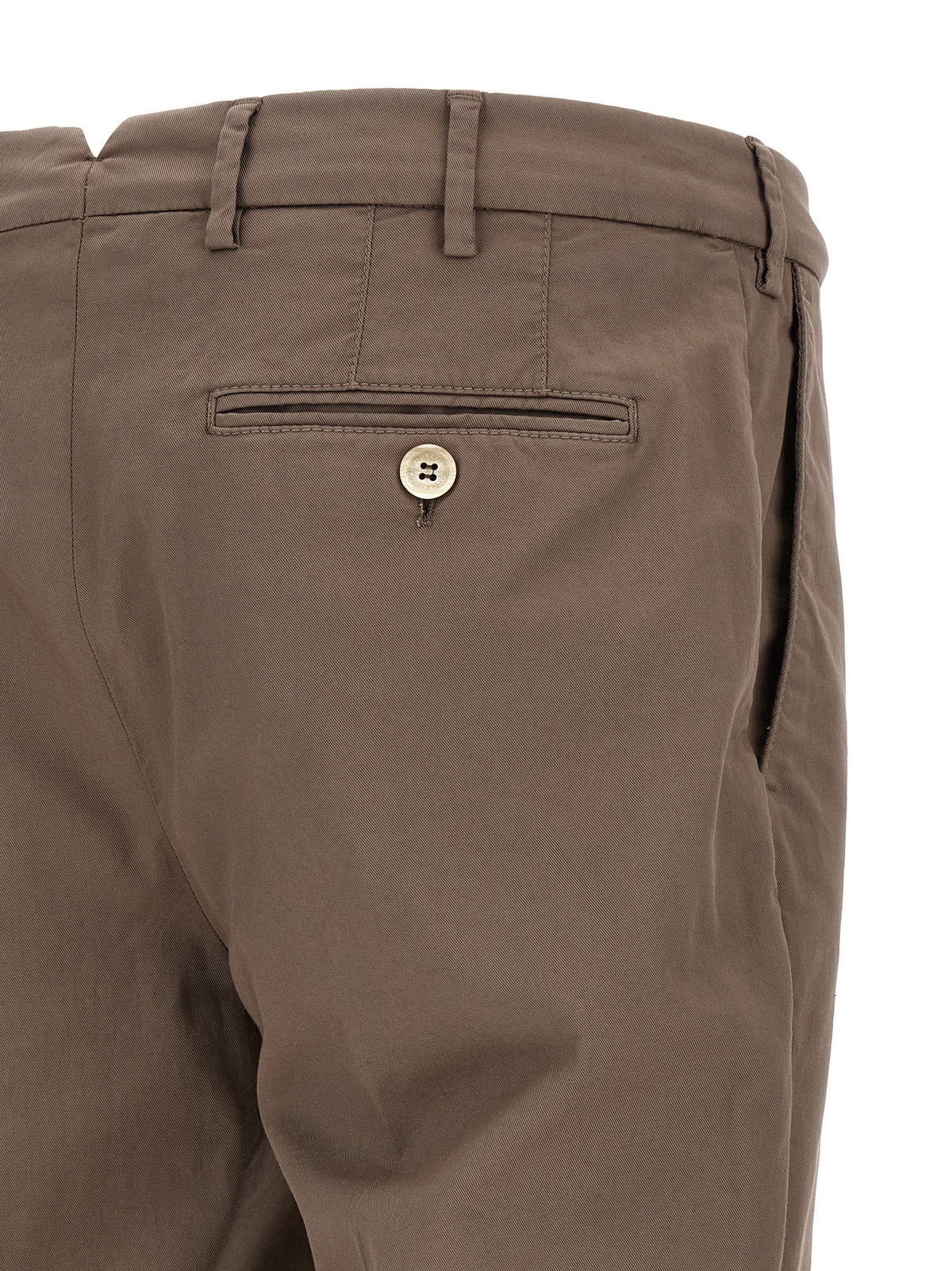 Brunello Cucinelli Pantalon décontracté en coton beige
