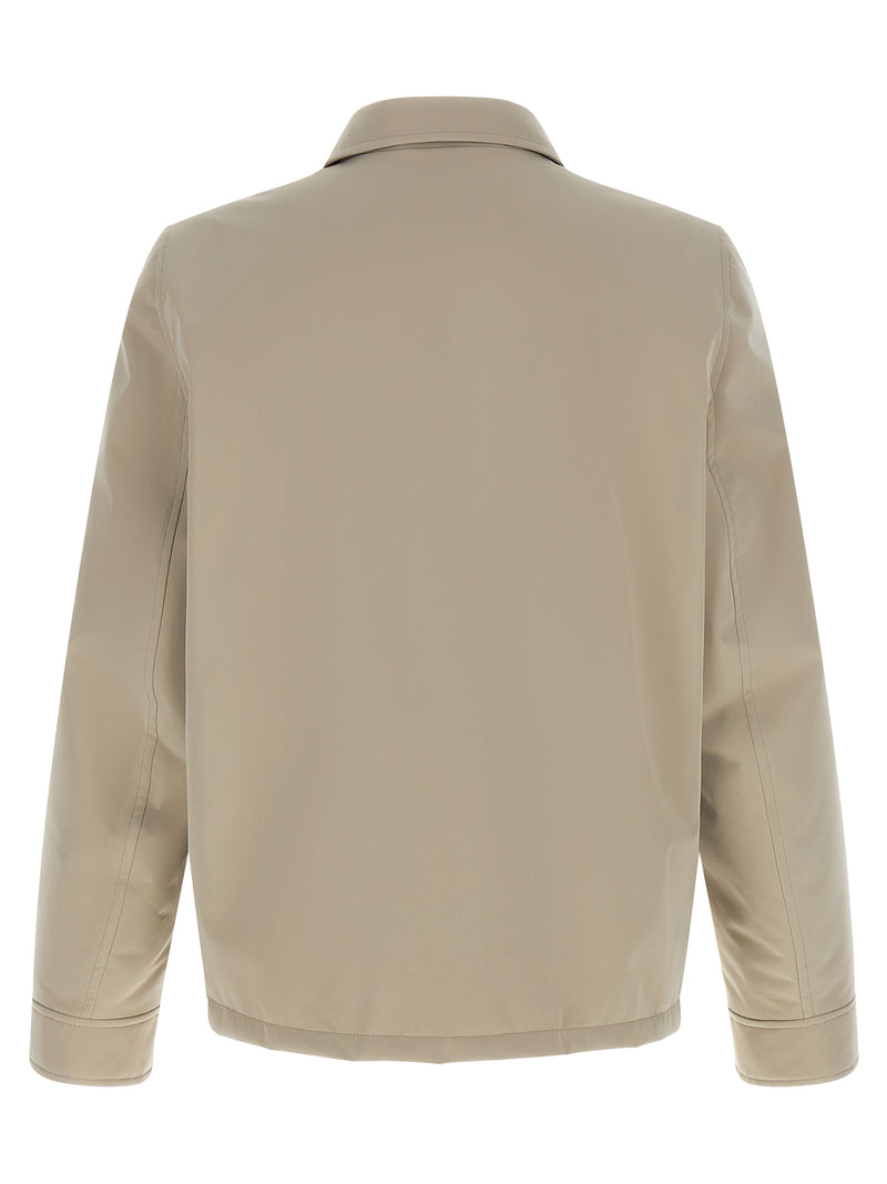 Brunello Cucinelli Veste longue en polyester gris