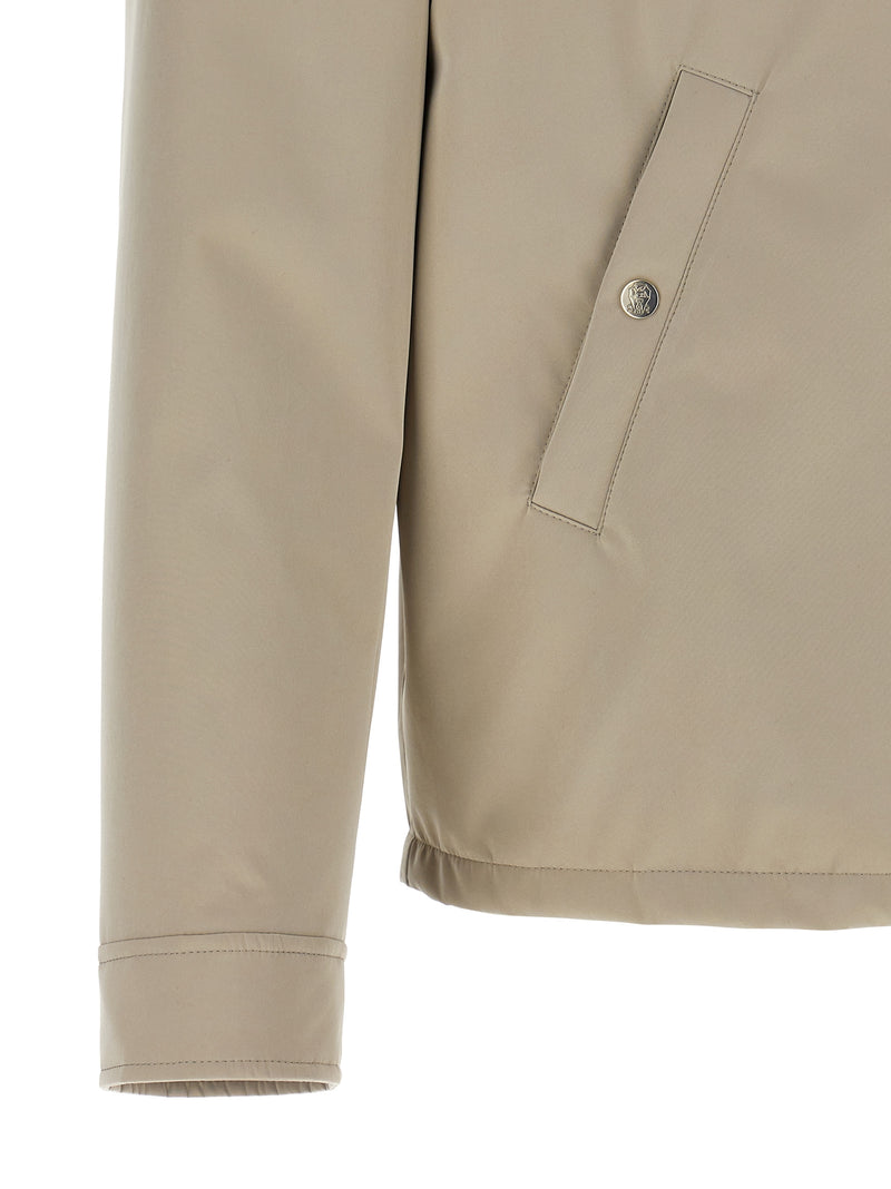 Brunello Cucinelli Veste longue en polyester gris