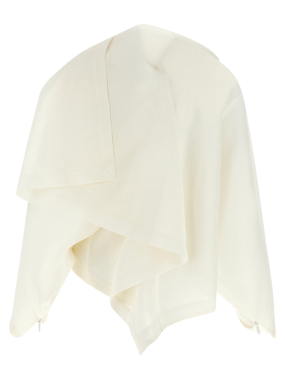 Veste en papier blanc Issey Miyake