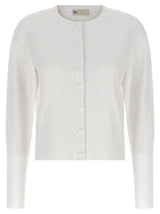 Cardigan Tory Burch en viscose blanc
