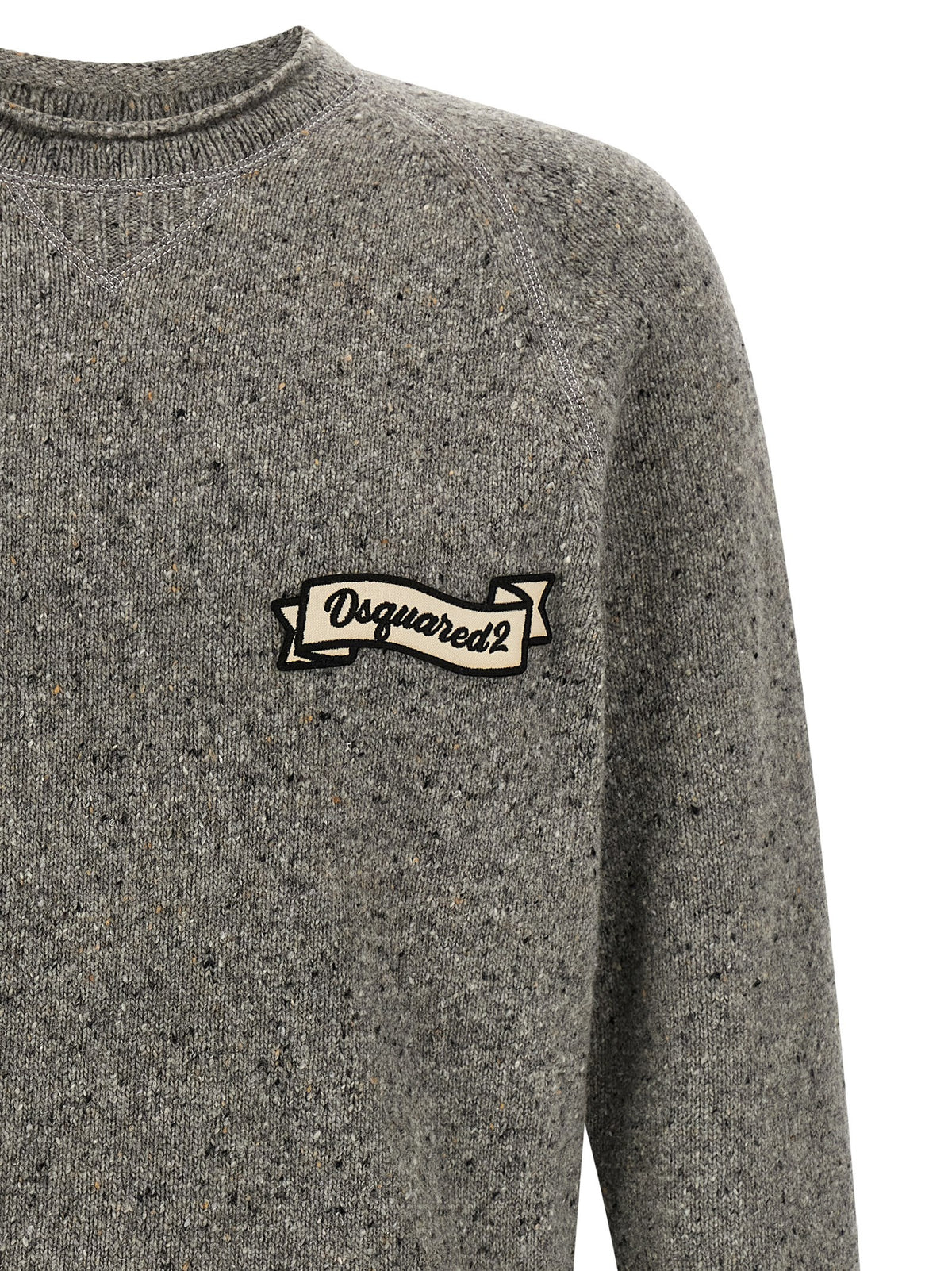 Cardigan Dsquared² en laine grise