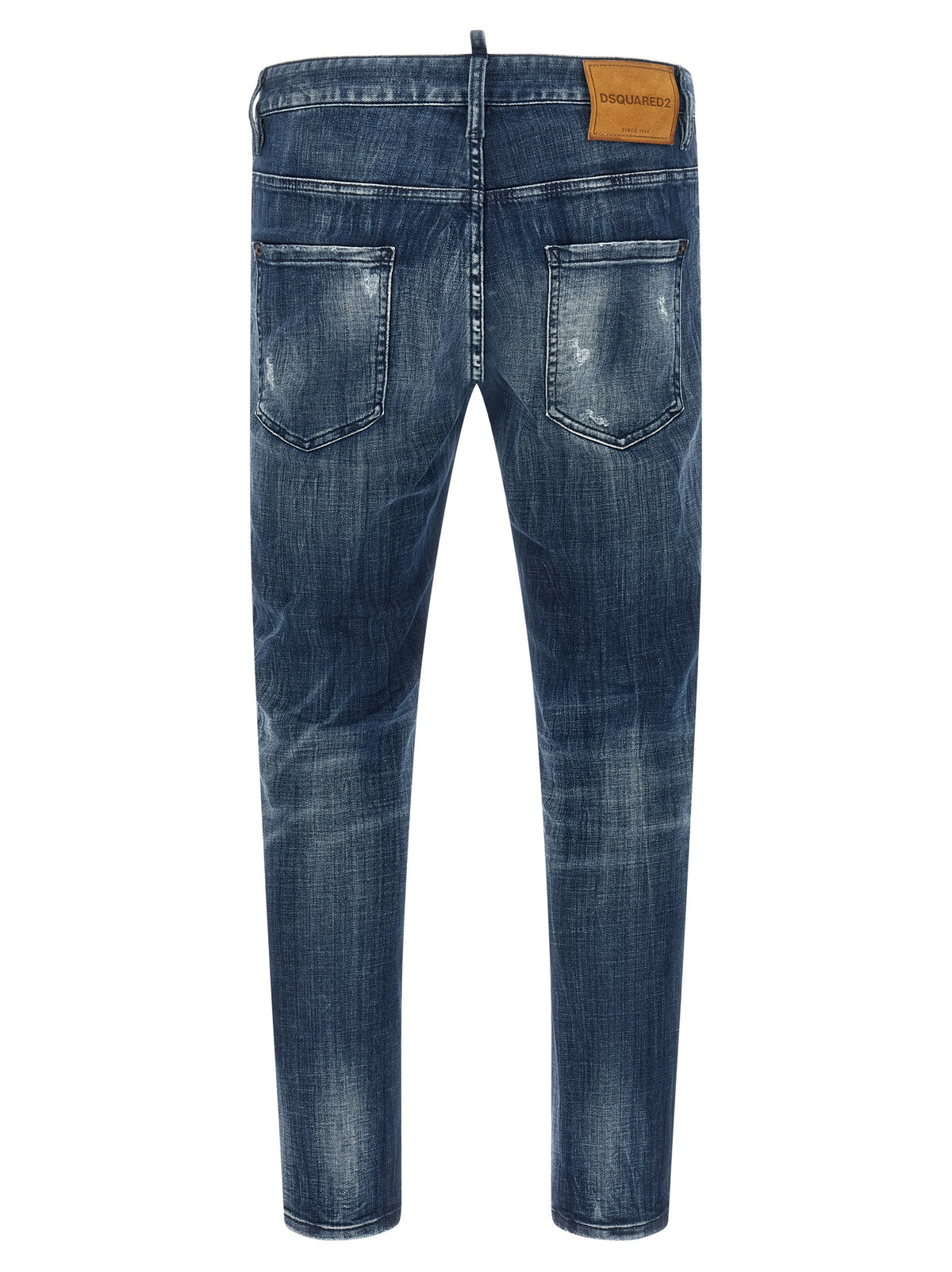 Jean Dsquared² bleu en coton coupe décontractée