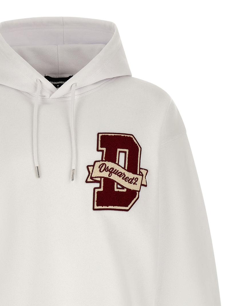 Sweat-shirt blanc en coton Dsquared²