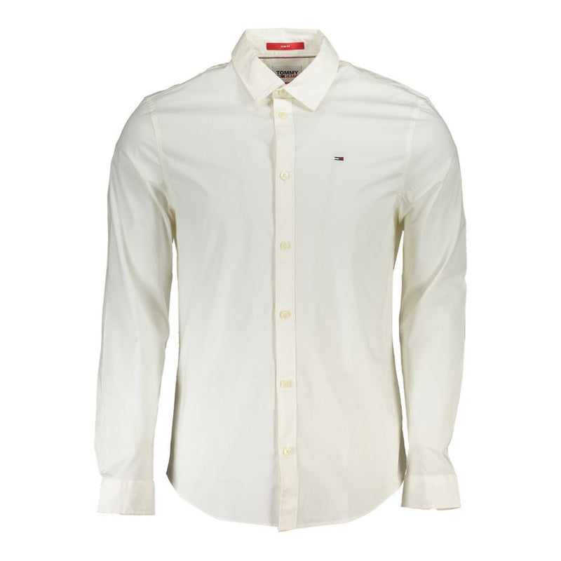 Chemise en Coton Blanche pour Homme Tommy Hilfiger