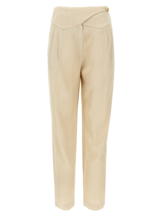 Pantalon habillé Blazé Milano en viscose beige