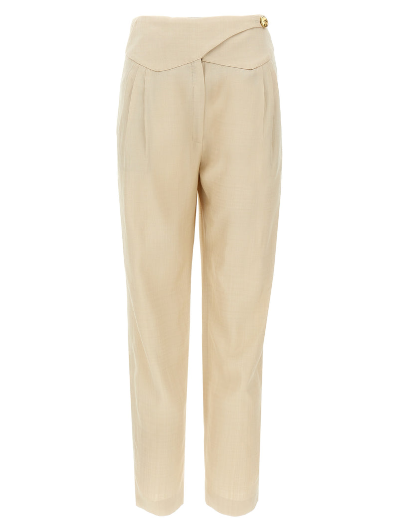 Pantalon habillé Blazé Milano en viscose beige