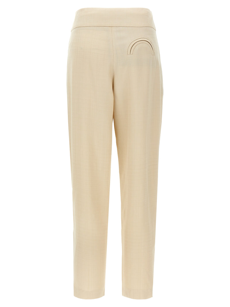 Pantalon habillé Blazé Milano en viscose beige