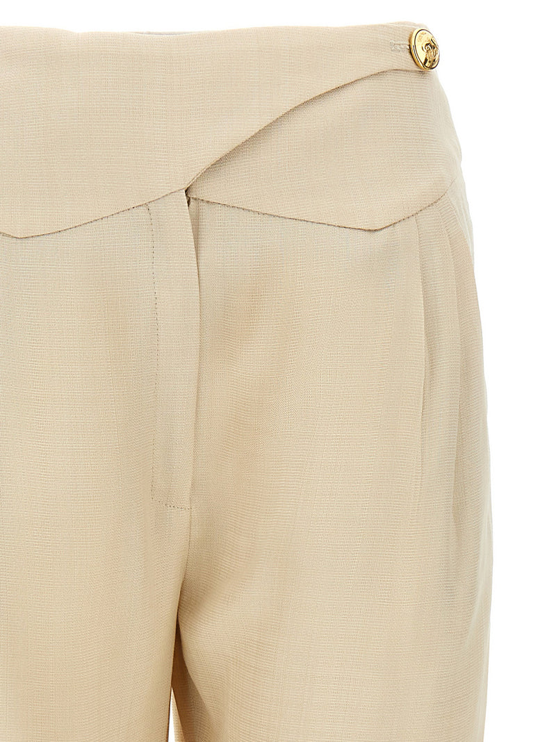 Pantalon habillé Blazé Milano en viscose beige