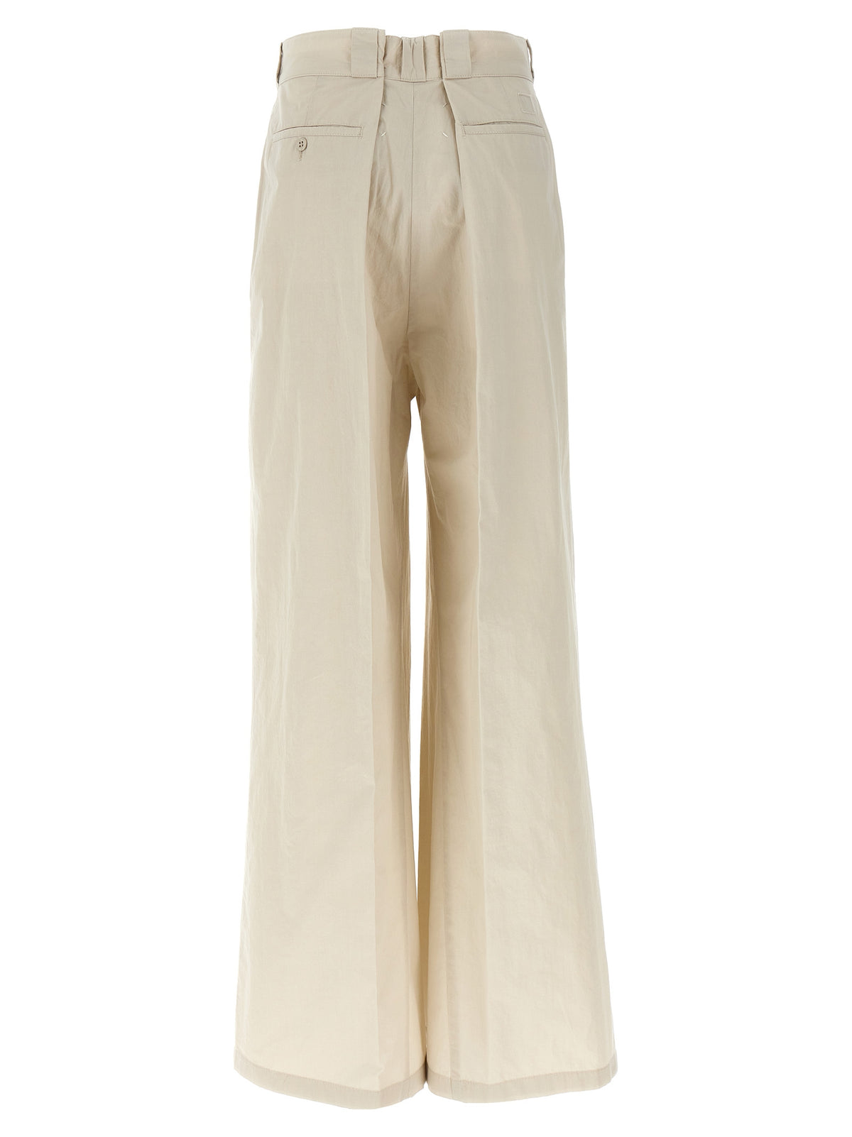 Pantalon décontracté Maison Margiela en coton beige