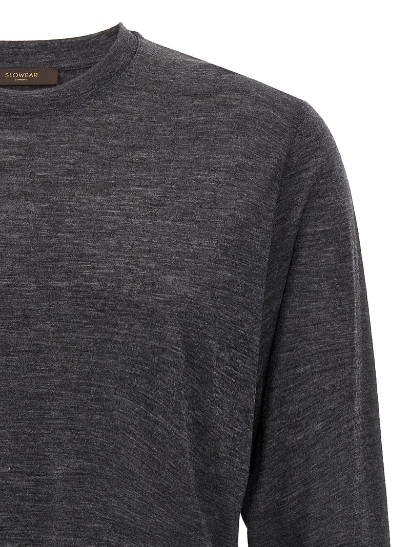 ZANONE Gray Virgin Wool Sportswear