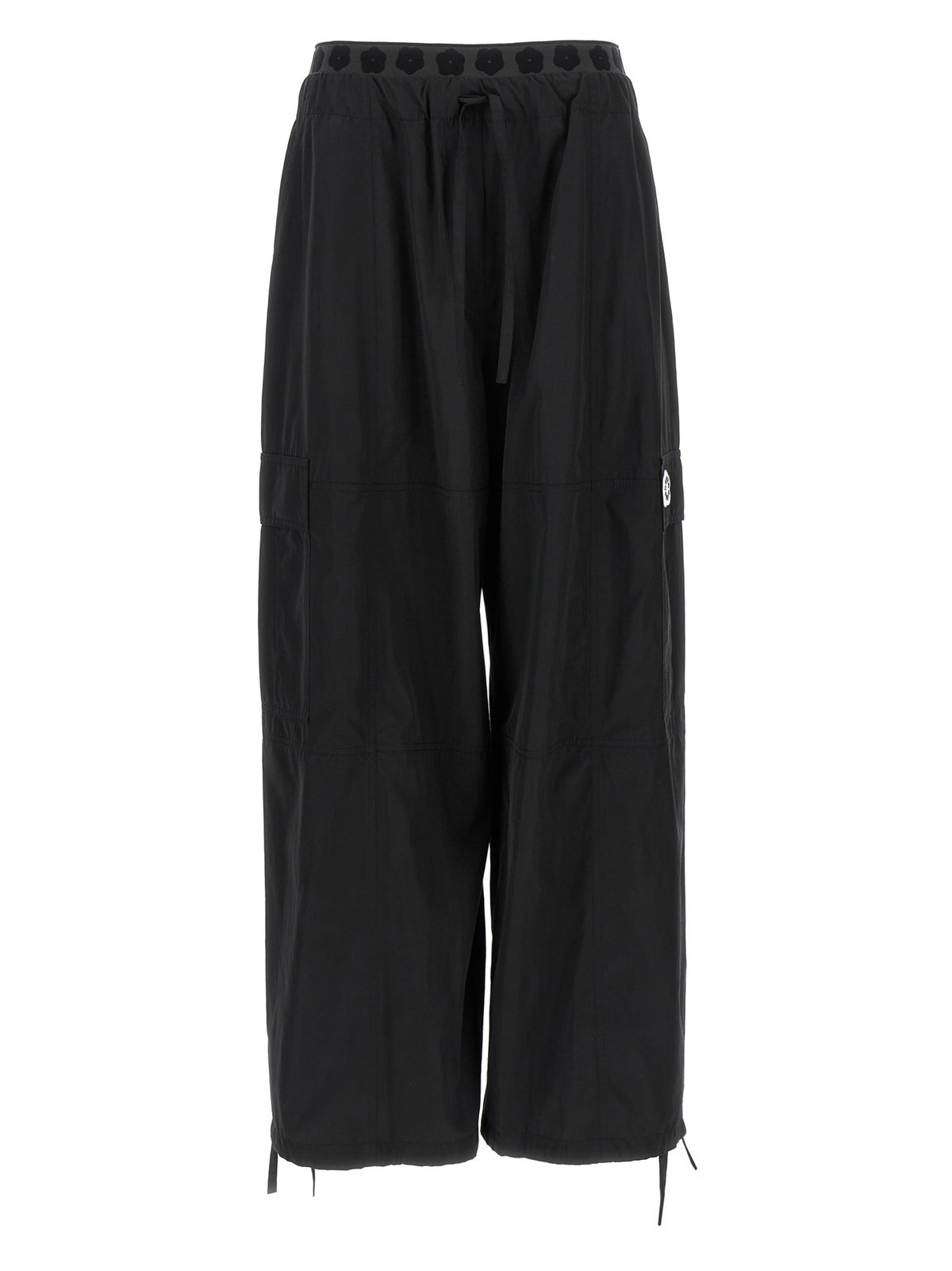 Kenzo Black Polyester Cargo Pants