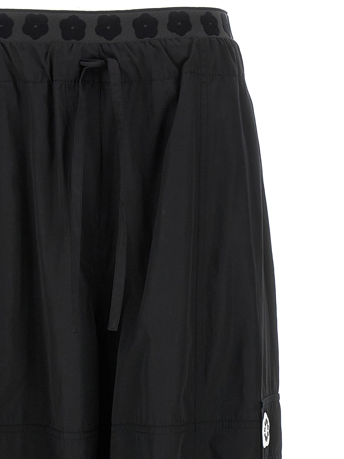 Kenzo Black Polyester Cargo Pants