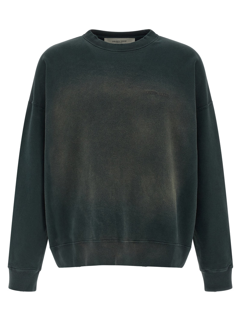 Sweat-shirt Golden Goose en coton noir