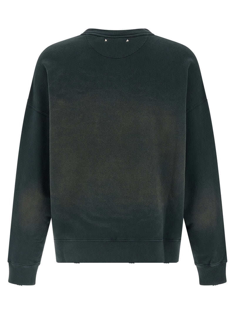 Sweat-shirt Golden Goose en coton noir
