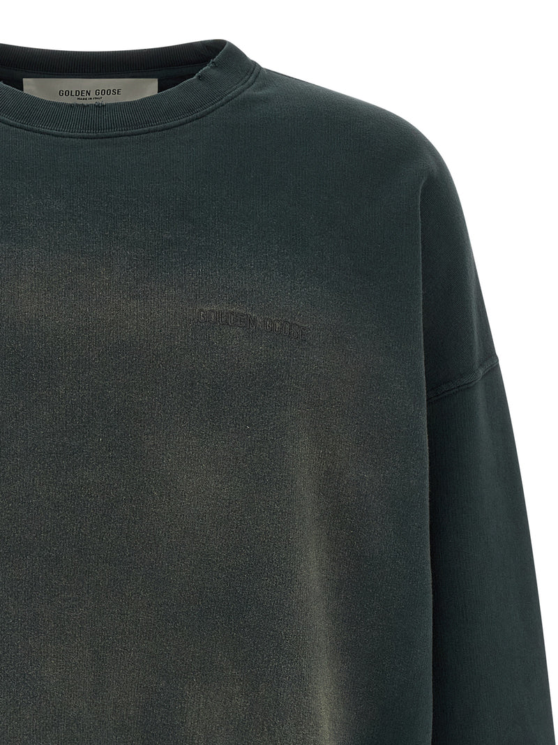 Sweat-shirt Golden Goose en coton noir