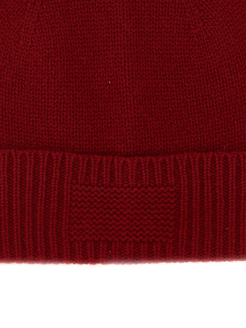 Guest in Residence Red Cashmere Beanie