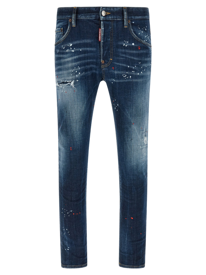 Dsquared² Blue Cotton Jeans Denim