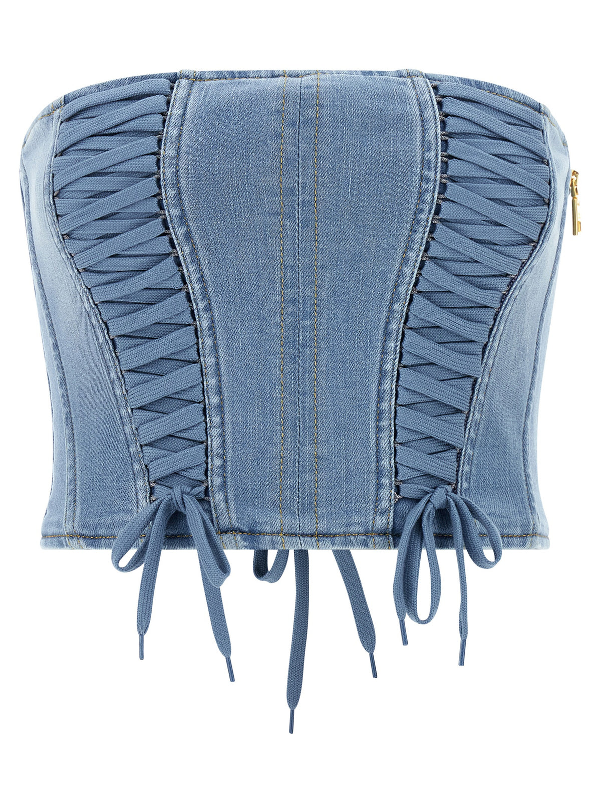 Elisabetta Franchi Blue Cotton Blouse
