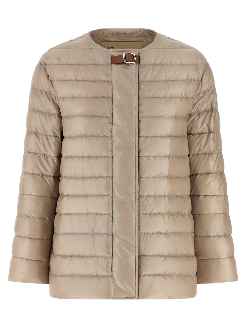 Veste longue Herno en polyamide beige