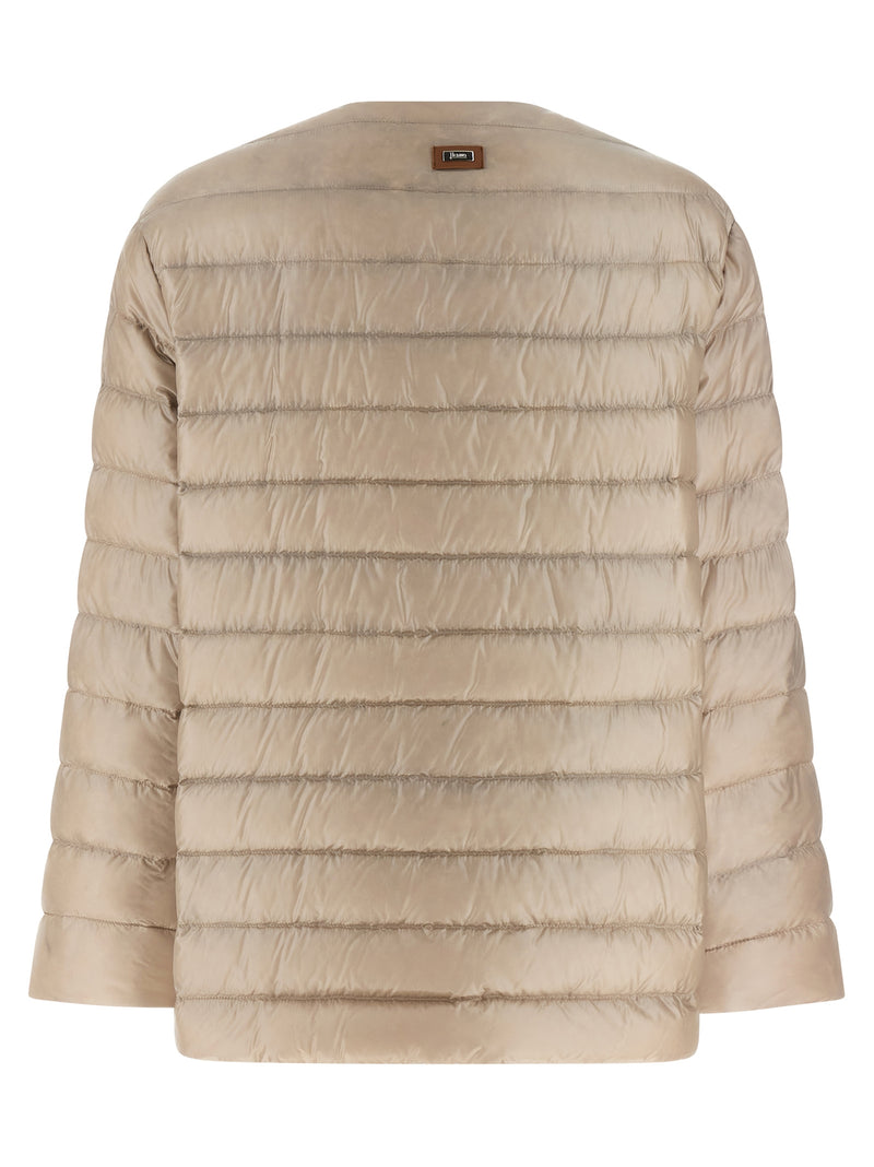 Veste longue Herno en polyamide beige
