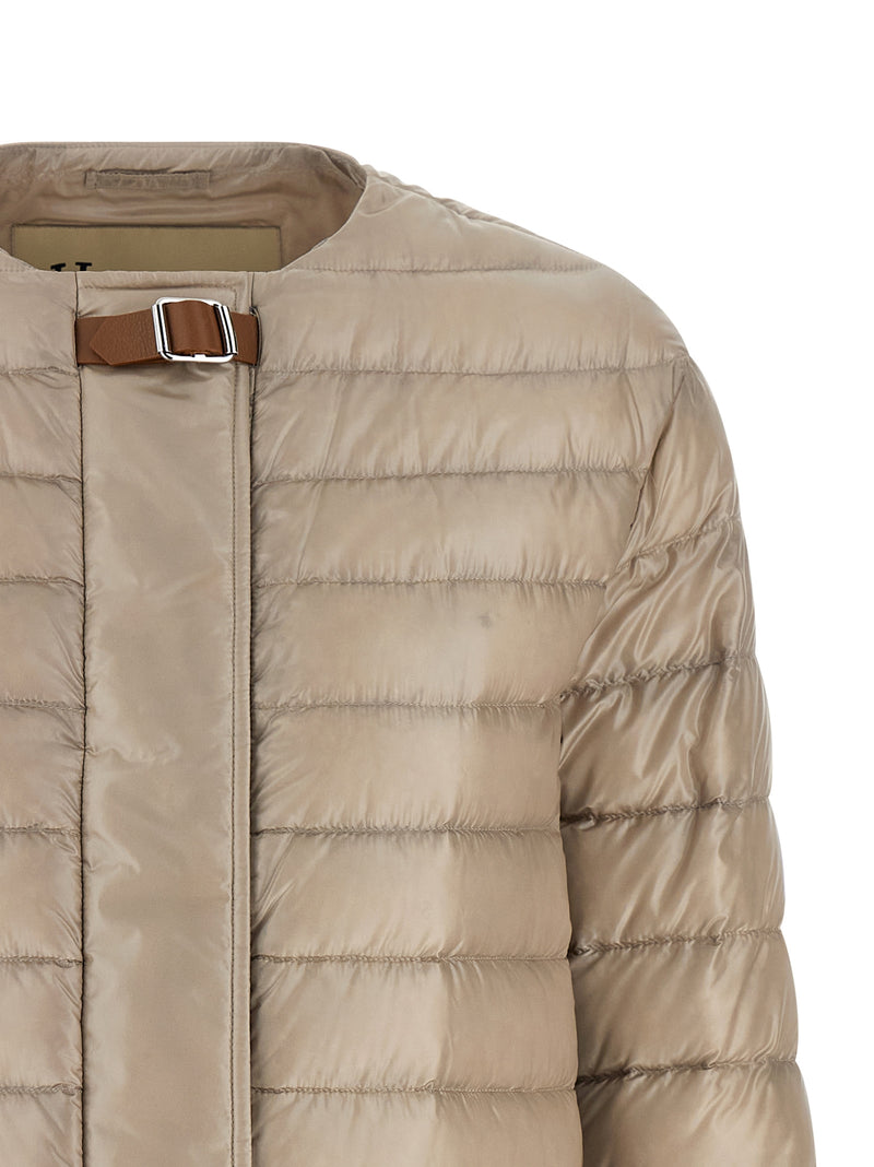 Veste longue Herno en polyamide beige