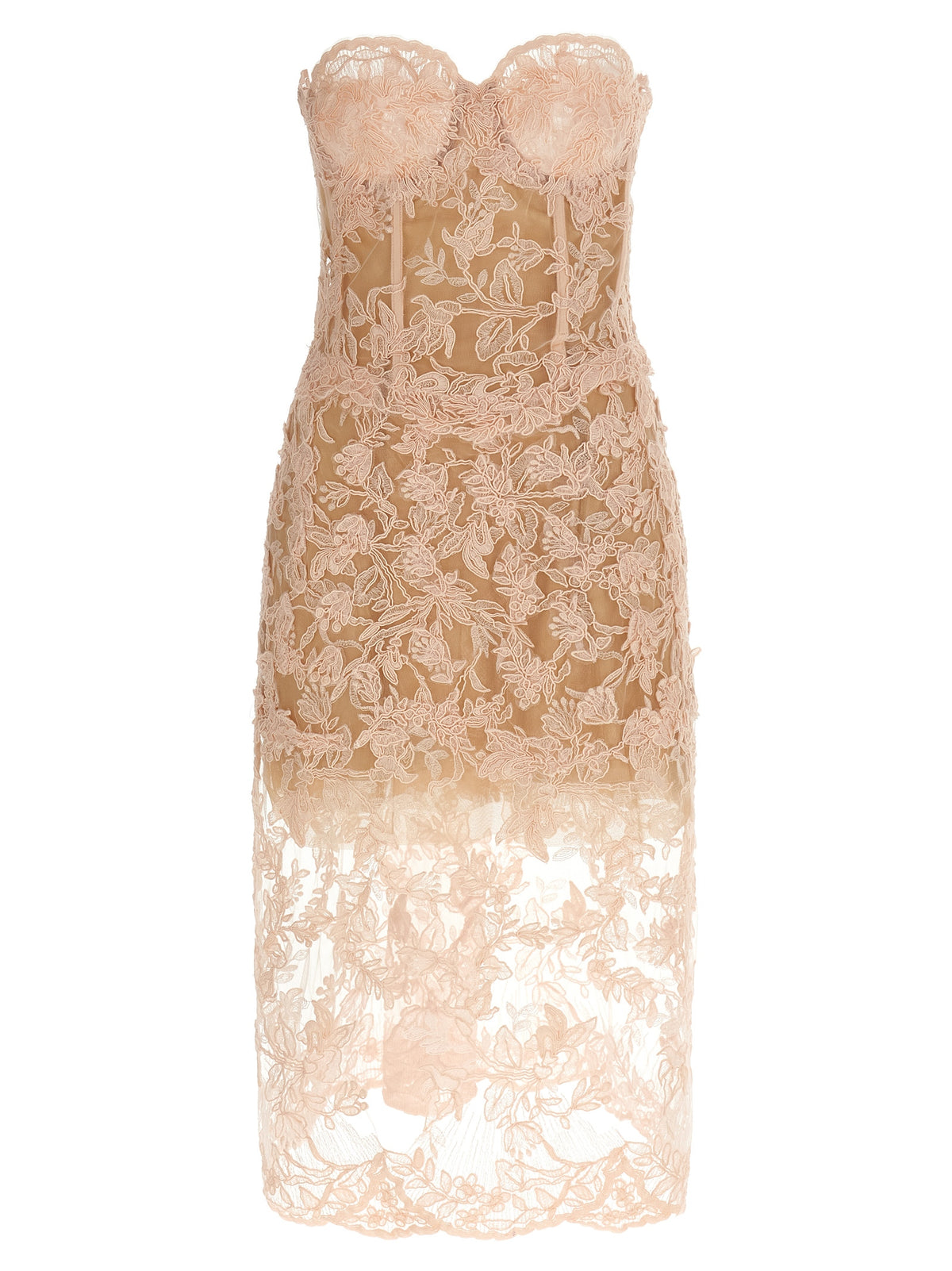 Ermanno Scervino Multicolor Polyester Midi Dress