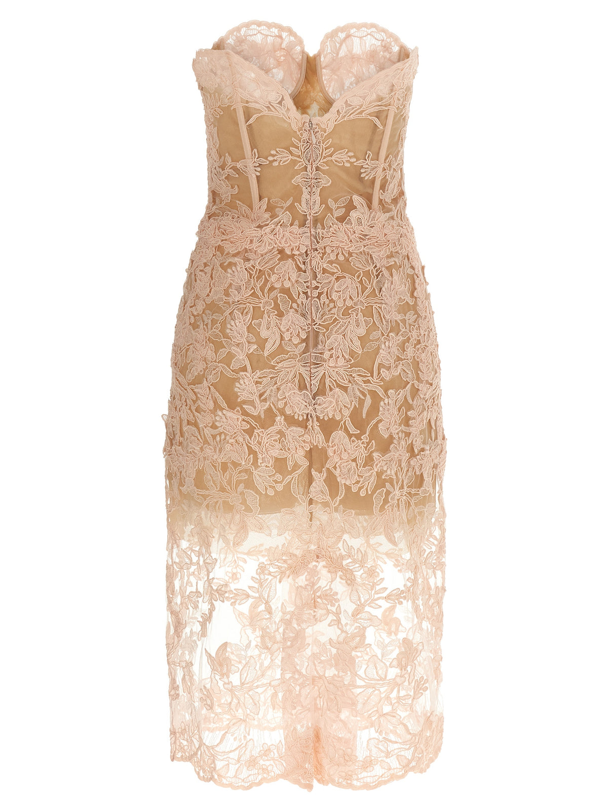 Ermanno Scervino Multicolor Polyester Midi Dress