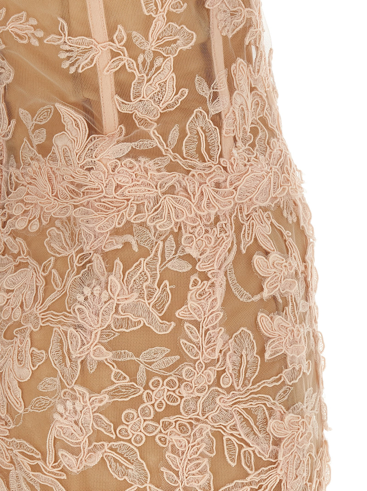 Ermanno Scervino Multicolor Polyester Midi Dress