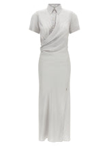 Alexander McQueen Multicolor Silk Long Dress