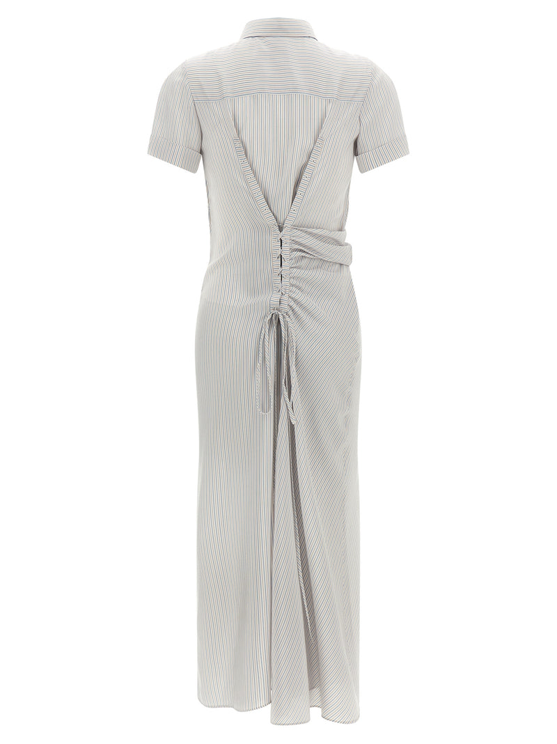 Alexander McQueen Multicolor Silk Long Dress