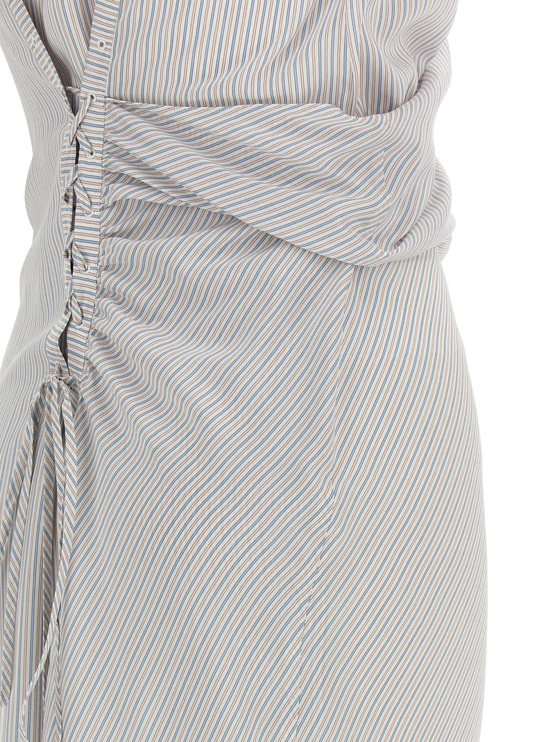 Alexander McQueen Multicolor Silk Long Dress