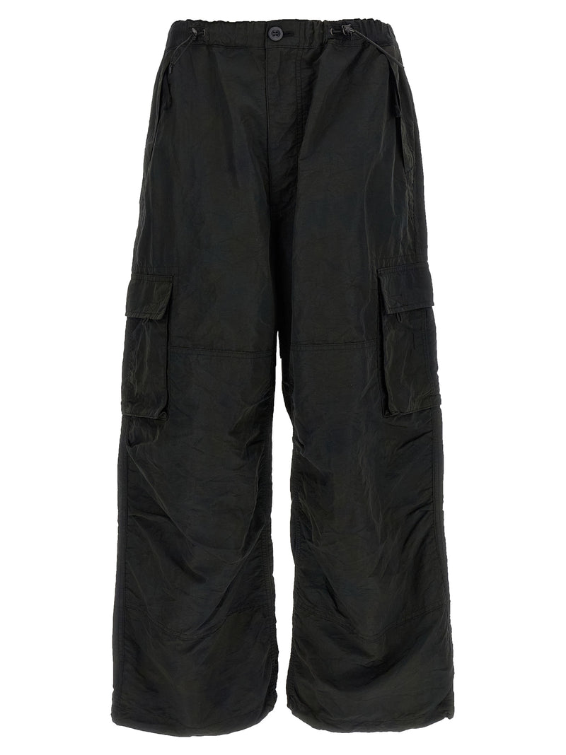 Comme Des Garçons Black Nylon Cargo Pants