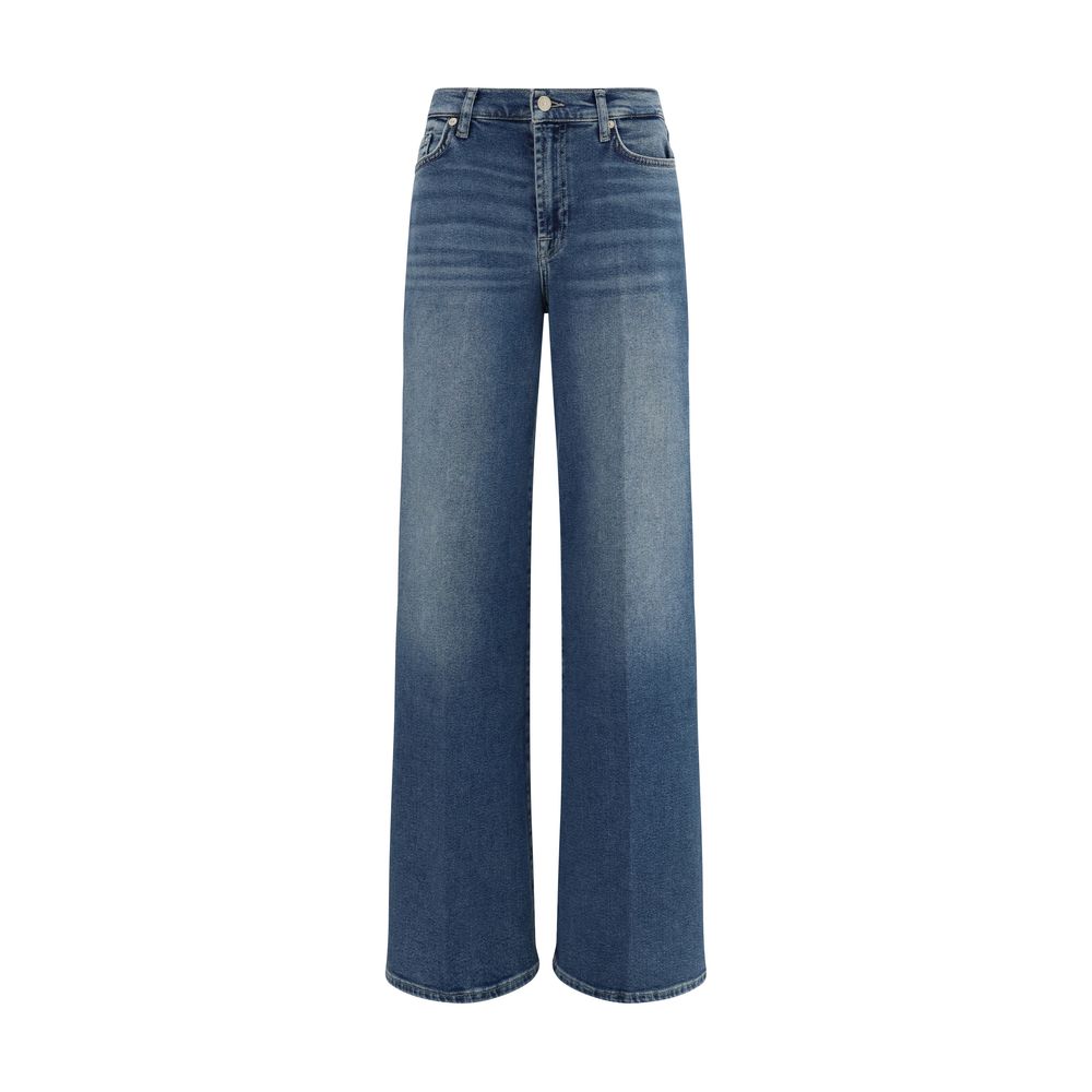 Jean évasé en coton bleu 7FOR