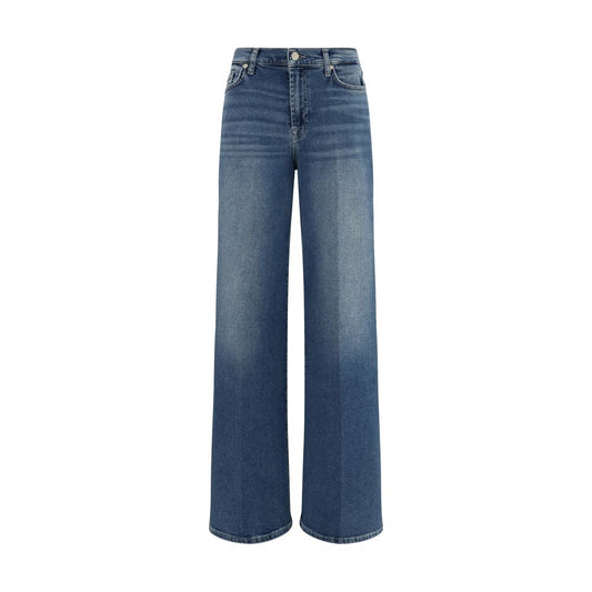 Jean évasé en coton bleu 7FOR